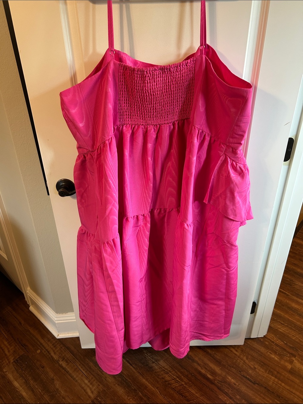 kate spade Hot Pink Tiered High-Low Spaghetti Strap Skirt NWOT - Picture 5 of 6